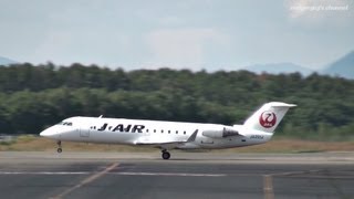 新千歳空港 J-AIR (JLJ/JAL) Bombardier CRJ-200ER JA201J 離陸 2012.9.23