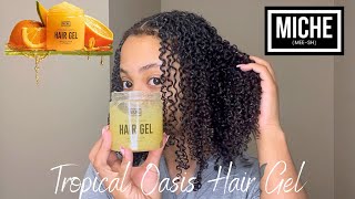 WASH N’ GO | I Tried The Tropical Oasis Firm Hold Hair Gel By Miche Beauty