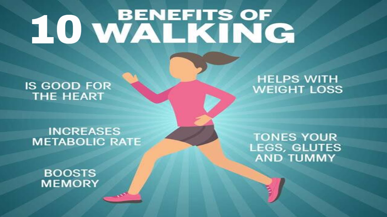 10 Amazing Health Benefits Of Walking 30 Minutes A Day. - YouTube