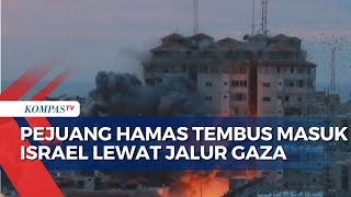 Tembus Masuk Lewat Jalur Gaza, Hamas Luncurkan 5 000 Roket ke Israel