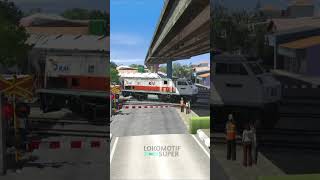 Kereta Api Nyasar  #keretaapi #train #trainzsimulator #automobile  #keretaoleng #railway #railfans