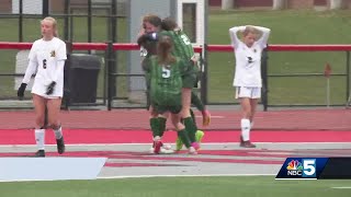 Chazy girls' soccer wins third straight sectional title via a game winning overtime goal