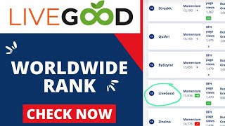 Live Good Worldwide Ranking | Live Good की रैंक 13 😲 | Full Information | Live Good Rankings