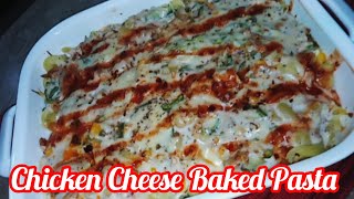 CREAMY CHEESE CHICKEN BAKED PASTA | Easy & Delicious Recipe!❤️