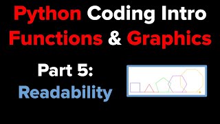 Intro to Python Functions using Turtle Graphics (Part 5)