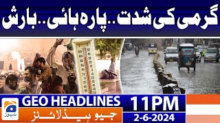 Escalating Heat Intensity - Latest Weather Updates : Geo News 10 PM Headlines | 2nd June 2024