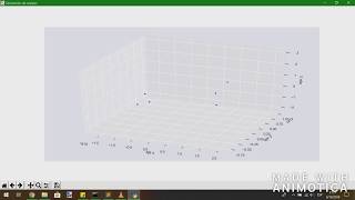 n bodies simulation with Python