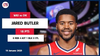 JARED BUTLER 18 PTS vs CHI 10 Jan 24-25 WAS Highlights