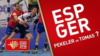 Pekeler vs Tomas - Spinshot battle | EHF EURO 2016