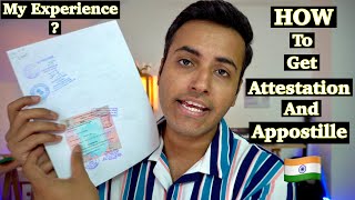 HOW TO GET YOUR DOCUMENT APOSTILLE IN INDIA? | WHAT IS APOSTILLE ? | ATTESTATION \u0026 APOSTILLE PROCESS