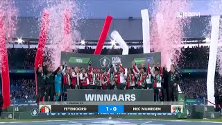 CON ASISTENCIA DE GIMÉNEZ 🇲🇽 FEYENOORD ES CAMPEÓN | Feyenoord 1 - 0 NEC Nijmegen | GOLES | KNVB Cup