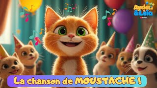 😺 Moustache le chat : Une chanson drôle et mignonne pour enfants 💕