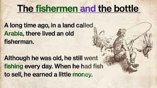Learn English trough story| The fishermen and the bottle| Level #englishstories