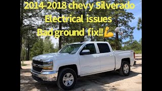 2014-2018 Chevy Silverado electrical Issues (solved )