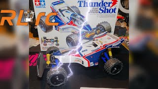 Tamiya Thunder shot, unboxed and built