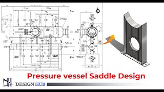 Pressure Vessel Saddle Design in Solidworks - 001