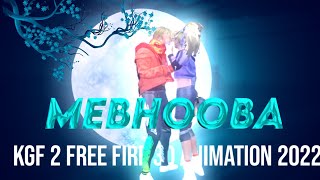 MEBHOOBA SONG KGF 2 FREE FIRE 3D animation 2022 👄|| Android 3D montage 2022