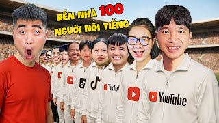 Gấu Đỏ TV - Thử Thách Đến Nhà Và Chụp Ảnh Cùng 100 Người Nổi Tiếng