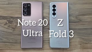 Samsung Galaxy Note 20 Ultra vs Samsung Galaxy Z Fold 3 in 2023