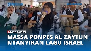 Massa Ponpes Al Zaytun Nyanyikan Lagu Israel Saat Didemo Warga