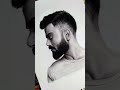 my most hyper realistic drawing | virat kohli | shaileshvalvi art #shorts