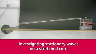 Stationary waves / Cambridge International AS & A Level Physics