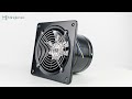 2 in 1 6inch exhaust fan