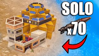 I Built A Solo Base And It Takes 70 Rockets To Raid...