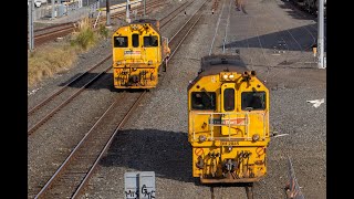 KiwiRail Trains around Auckland City (HD)