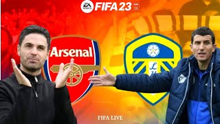 Arsenal vs Leeds United | Premier League 2022-23 | Fifa 23 | PS5 | 4K
