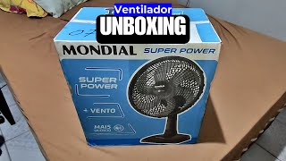 Ventilador de Mesa MONDIAL 30cm, 6 pás, Super Power