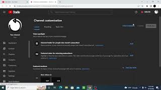 How to Change youtube channel URL