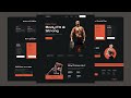 Create a Responsive Gym Website using HTML / CSS / JavaScript - Step-by-step Tutorial
