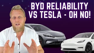 Tesla's insane score in EV reliability survey + BYD's shocking result