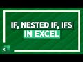 Logical Functions in Excel Tutorial: IF, Nested IF, IFS Excel Tutorial