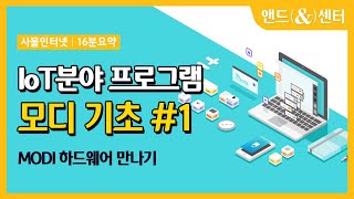 사물인터넷│IoT분야 프로그램 모디 기초 1편│MODI 하드웨어 만나기