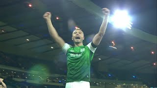 Hibernian beat Rangers to book their place in the Premier Sports Cup final