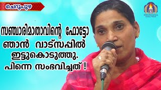 സഞ്ചാരി മാതാവിന്റെ ഫോട്ടോ ഞാൻ വാട്സ്പിൽ കൊടുത്തു