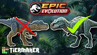 Las Mejores Figuras De Jurassic world Mattel 2024 | Tierlist