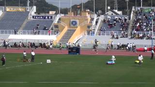 2015わかやま国体少年男子A400m予選2組江藤拓都48.06 折田歩夢48.11 佐々木愛斗48.13