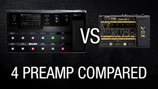 LINE6 HELIX VS VOX TONELAB ST. 4 Preamps Compared