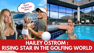 Hailey Ostrom: rising star in the golfing world #golf #golfswing #lpga