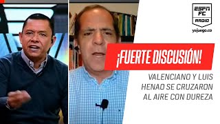 ¡PICANTE! Valenciano y Luis Henao discutieron fuerte por el rival de Atlético Nacional