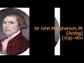 Second Viceroy / Governor General Of Subcontinent / United India /East India Company John Macpherson