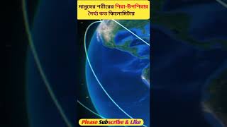 মানুষের শরীরের সকল শিরা-উপশিরার দৈর্ঘ্য কত কিলোমিটার #factscompany #Vein-sub-vein#shorts