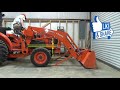 kubota front end loader removal and installation 70