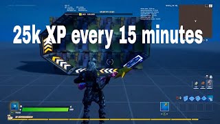 Infinite AFK XP.Free XP.(How To Level Up Fast) (25k XP every 15 minutes)(Fortnite Battle Royale)