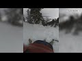 WATCH: Snowboarder caught in avalanche