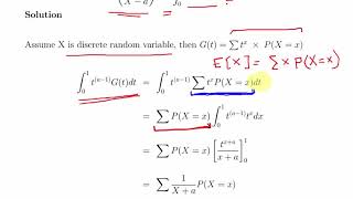 Probability Generating Functions - Worked Example