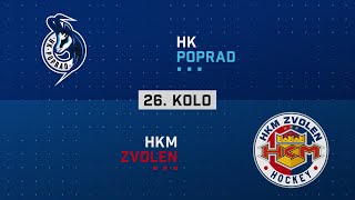 26.kolo HK Poprad - HKM Zvolen HIGHLIGHTS